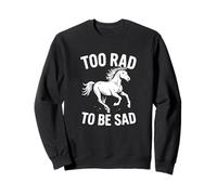 Troppo Rad To Be Triste Equitazione Positiva Felpa