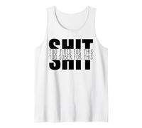 Troppo Stanco Troppo SOBRO per Questa Merda Celebrate Sobriety Meme Canotta