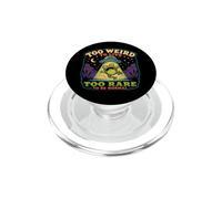 Troppo strano per vivere troppo raro per essere normale divertente rana aliena PopSockets PopGrip per MagSafe