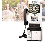 Troqullium Libro degli Ospiti Video Audio,dispone di Una Scheda di Memoria Integrata da 32GB, Supporta la Registrazione Video Tramite l'obiettivo e i messaggi vocali(Black)
