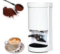 Troqullium Schiacciatore for caffè espresso da 58mm, pressino facile da pulire, compattazione uniforme, con avvio automatico tramite sensore, pressino caffè, pressione elettrica costante(White)