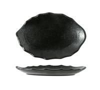 TROSIQUANJIA Piatto di pesce al vapore a forma di uovo in ceramica giapponese grande stoviglie-Heizhen