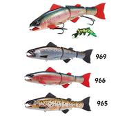 trota swimbait hardbait esca artificiale snodato pesca spinning luccio