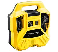 TROTEC Compressore PCPS 10-1100 - compressore d'aria 1.100 Watt, potenza 8 bar, set adattatori da 9 pezzi, luce LED, per auto, bicicletta, moto, palla, cuscino d'aria