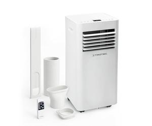 TROTEC Condizionatore d'aria PAC 2620 E WiFi - Condizionatore portatile 3 in 1 con potenza di raffreddamento 2,6 kW, deumidificatore e ventilatore, incluso telecomando, tubo di scarico, timer, Wi-Fi