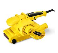 TROTEC Levigatrice a nastro PBSS 10-800 - levigatrice 800 Watt, livello di velocità 1.030-3.280 giri/min, superficie di levigatura: 75 x 120 mm