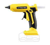 TROTEC Pistola per colla a caldo a batteria PGGS 10-20V NB - pistola per colla senza fili, con 3 bastoncini di colla (Ø 11 mm) e valigetta per il trasporto
