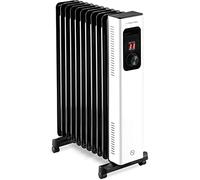 TROTEC radiatore ad olio TRH 27 E - radiatore elettrico da 2.500 W con 11 alette, 3 impostazioni di calore, termostato a regolazione continua e funzione di spegnimento di sicurezza