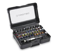 TROTEC set bit avvitamento 32 pezzi con portabit rapido | Set completo codificato a colori, adatto a tutte le marche di avvitatori a batteria