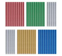 TROTEC Set di bastoncini di colla hot melt lucido, 50 pezzi (Ø 11 mm) - per incollare e decorare legno, plastica, tessuti, cartone, carta, ceramica, pelle, sughero, vetro e metallo