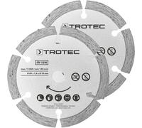Trotec Set di lame da sega a immersione 2 diamantate Ø 89 mm, 2 pezzi