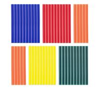 Trotec Confezione di stick di colla a caldo colorati, 50 pezzi (Ø 11 mm)