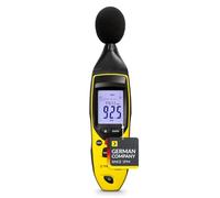 TROTEC SL400 fonometro classe 2 con registrazione e certificato | Campo 30-130 dB(A), memoria per 32.700 misure, ponderazione A/C e set completo con certificato di calibrazione