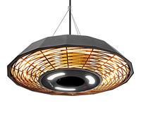 TROTEC Stufetta a soffitto di design IR 2010 SC | per ambienti fino a 15 m² | Potenza termica 2.000 W