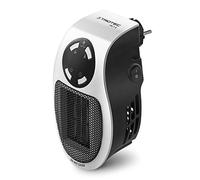 TROTEC Termoventilatore a presa TFC 1 E | timer 1-12 ore | 500 watt | 15 a 30°C