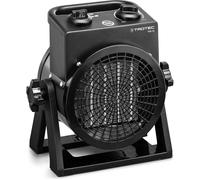 Stufetta In Ceramica Trotec TDX 10 - 2000 W (2 kW) In Nero Per Ufficio Casa