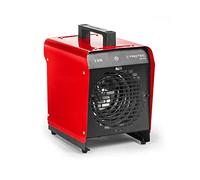 TROTEC Termoventilatore TDS 19 E - potenza termica 1,5 kW / 3 kW - volume d'aria del riscaldatore edile 320 m³/h - termoventilatore per officina, industria, capannone, garage