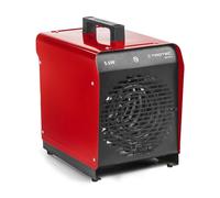 TROTEC Termoventilatore TDS 29 E - Potenza Termica 2,5 kW / 5 kW - Volume d'Aria del riscaldatore Edile 430 m³/h - termoventilatore per Officina, Industria, capannone, Garage