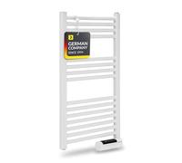 TROTEC TWH 500 S scaldasalviette Elettrico da Parete, 500 W | Design piatto bianco, funzionamento silenzioso, controllo smart e protezione IP24; per bagni più grandi