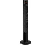 TROTEC Ventilatore a Torre TVE 32 T 45W Oscillazione 60° 3 Livelli Silenzioso con Telecomando Timer Display LED Nero
