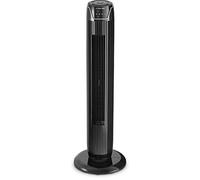 TROTEC Ventilatore a Torre TVE 36 T - Silenzioso con Telecomando Timer Display LED 3 Livelli Oscillazione 60° 45 Watt Nero