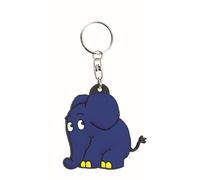 TROTSCH 3D-Schlüsselanhänger Der blaue Elefant aus der Sendung mit der Maus: mit Schlüsselring, 4 cm (Die Maus)