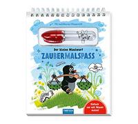 Trötsch Der kleine Maulwurf Zaubermalspaß mit Wasserstift Malblock: Zauberstift Malspaß Wasser Farben Ausmalblock Der kleine Maulwurf Zaubermalblock ... Malblock mit nachfüllbarem Wassermalstift