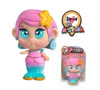Trotties - Mini Emoji Aqua, Mini bambola con occhi con emoji che cambiano espressione per bambine/i da 3 anni Famosa (TFT22200)