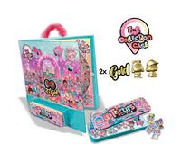 Trotties - valigetta da collezione Tiny Trotties con 2 figure dorate, con custodia in metallo per conservare e collezionare tutte le mini figure, per bambini e bambini dai 3 anni, Famosa TFT24000