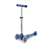 Trottinette a Tre Ruote Micro Mobility Blu Glitter con LED MMD219 - Nouvo