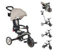 Globber - Triciclo Explorer 4 in 1 - Triciclo pieghevole e scalabile in stile draisiano per tutti - Piccoli da 10 mesi a 5 anni