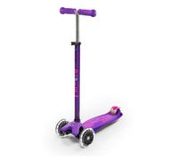 Trottinette Maxi Micro Deluxe LED Viola per Bambini da 5 a 12 Anni - Nouvo