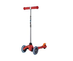 Trottinette Mini Micro Rossa con Ruote LED per Bambini - Nouvo