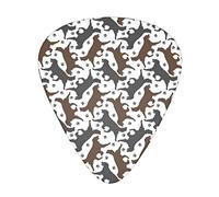 Trotting Flat Coated Retrievers Paw Advanced plettro per chitarra 12 pezzi Tre spessori per basso, chitarra elettrica, borsa per chitarra acustica