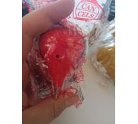 Trottola Con Forma di Pera Rosso 49mm Ø con Corda, Set Aria Libero