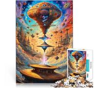 Trottola fantastica Puzzle da 1000 pezzi per adolescenti Aiuta il cervello ad allenare i giocattoli che creano dipendenza per coltivare la pazienza Opera d'arte 38x26cm