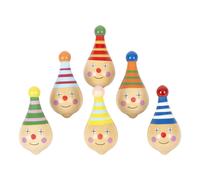 Trottola in legno con motivo clown SMALL FOOT
