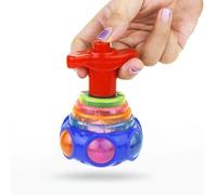 Trottola Luminosa Con LED Lampeggianti Giocattolo Spinner Con Effetto Giroscopio E Luci Colorate Regalo Per Bambini Gioco Rotante Per Compleanni E Feste Colore Casuale (Colore casuale)