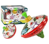 Trottola metallica di Babbo Natale