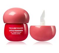Trouble Maker Little Pudding Lip + Cheek Mousse trucco multifunzione per labbra e viso colore Coral Pink 5 g