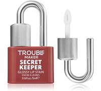 Trouble Maker Secret Keeper Lip Gloss Stain rossetto labbra per un effetto lunga durata colore Trickish Caramel Nude 5 ml