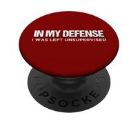 Troublemaker Scusa In Mia Difesa Sono Rimasto Senza Sorveglianza PopSockets PopGrip Adesivo