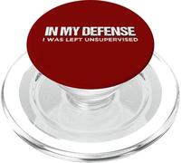 Troublemaker Scusa In Mia Difesa Sono Rimasto Senza Sorveglianza PopSockets PopGrip per MagSafe