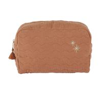 Trousse da bagno per neonato terracotta trapuntata