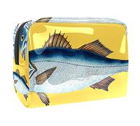Trousse da donna e ragazza, stile vintage, con bussola e mappa nautica, stile antico, borsa per cosmetici, borsetta con cerniera, Multicolore 05, 18.5x7.5x13cm/7.3x3x5.1in, Beauty Case