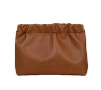 Trousse da donna, mini trousse da viaggio portatile, tascabile, borsa per cosmetici, borsa rossa per il trucco, borsa portatile e borsa portaoggetti (marrone), Marrone, Borsa per trucchi