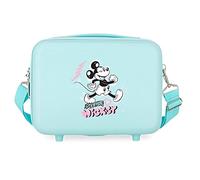 Trousse da toilette adattabile turchese Disney Mickey Friendly 29x21x15 cm ABS rigido 9,14 l 0,8 kg