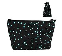 Trousse da toilette Oxford resistente all'acqua Spazio abbagliante Universo e luci, trousse per trucchi di grande capacità con cerniera per ragazze Astuccio per cosmetici di lusso da d