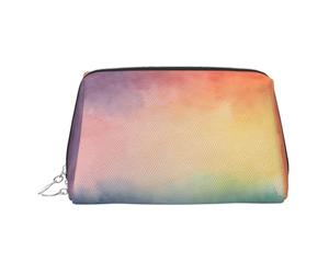 Trousse da viaggio chic con stampa diagonale a tre forme, graziosa borsa per cosmetici da donna per borsa e uso in movimento, Mix colorato, One Size, Classico