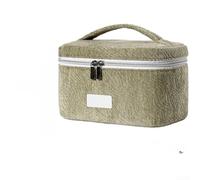 Trousse da viaggio con scomparti interni divisi ad alta capacità e tasche in rete trasparente per una rapida identificazione visiva (cachi)